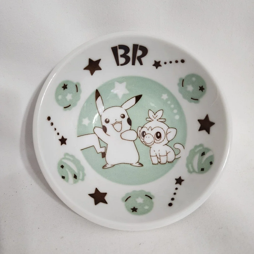 Baskin Robbins Pokemon Japan Exclusive Ice Cream Bowl Pikachu Nintendo